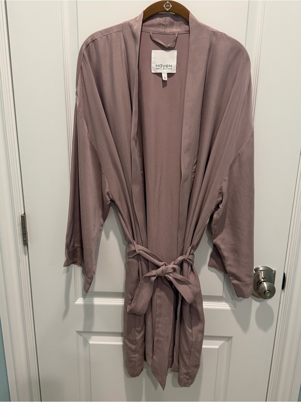 Haven Well Within Women's Washable Rayon Robe Mauve Color Size XL